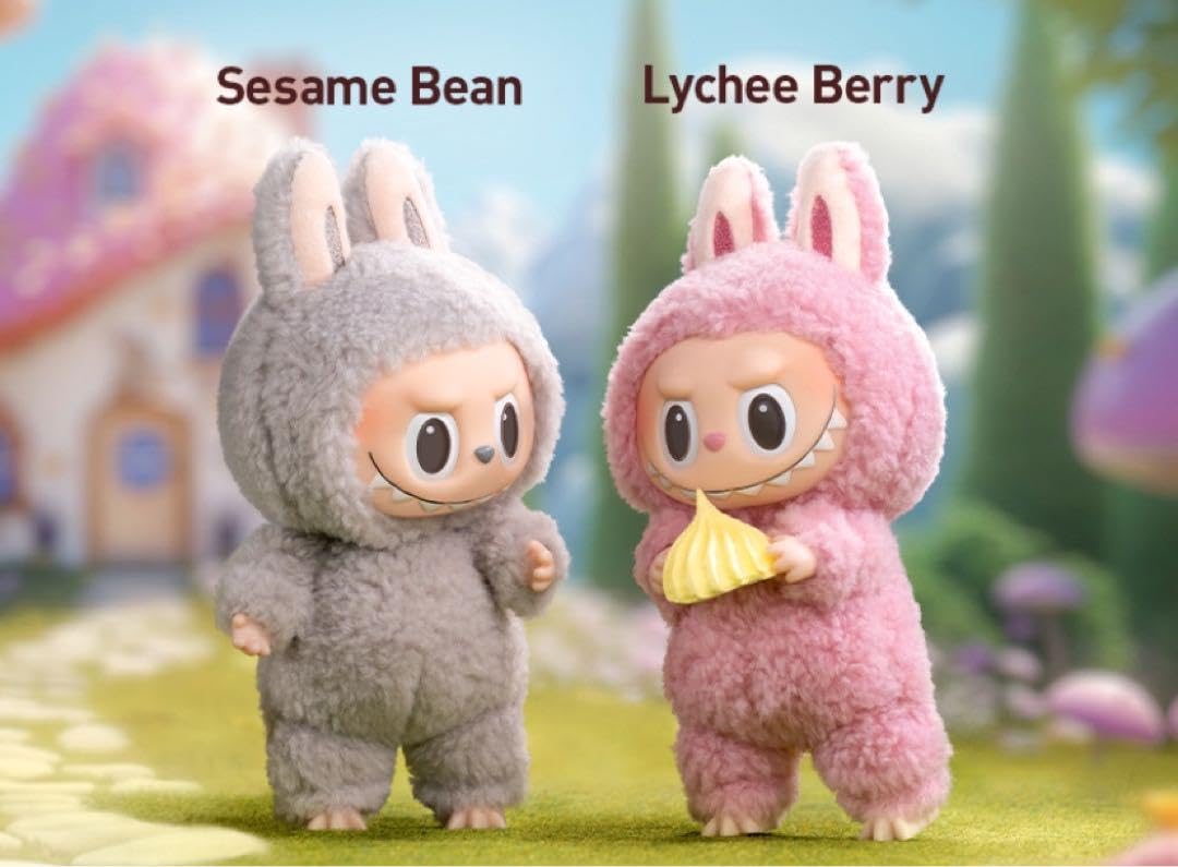 EXICITING MACARON Lychee Berry ラブブ Labubu V1 THE MONSTERS Exciting Macaron - Lychee Berry
